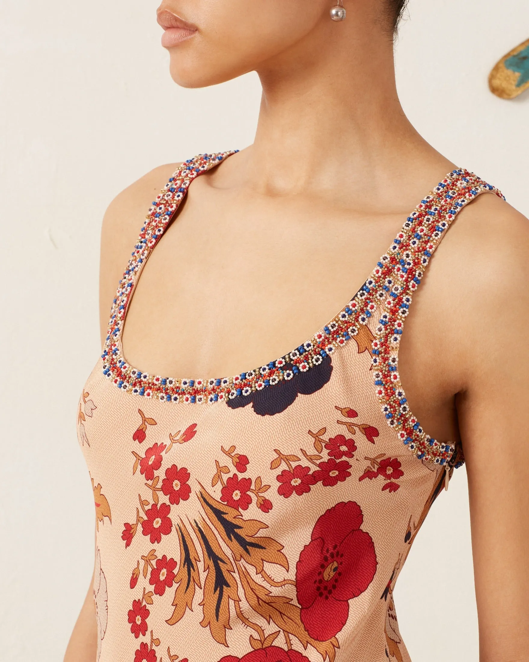 Adele Vintage Poppy Dress