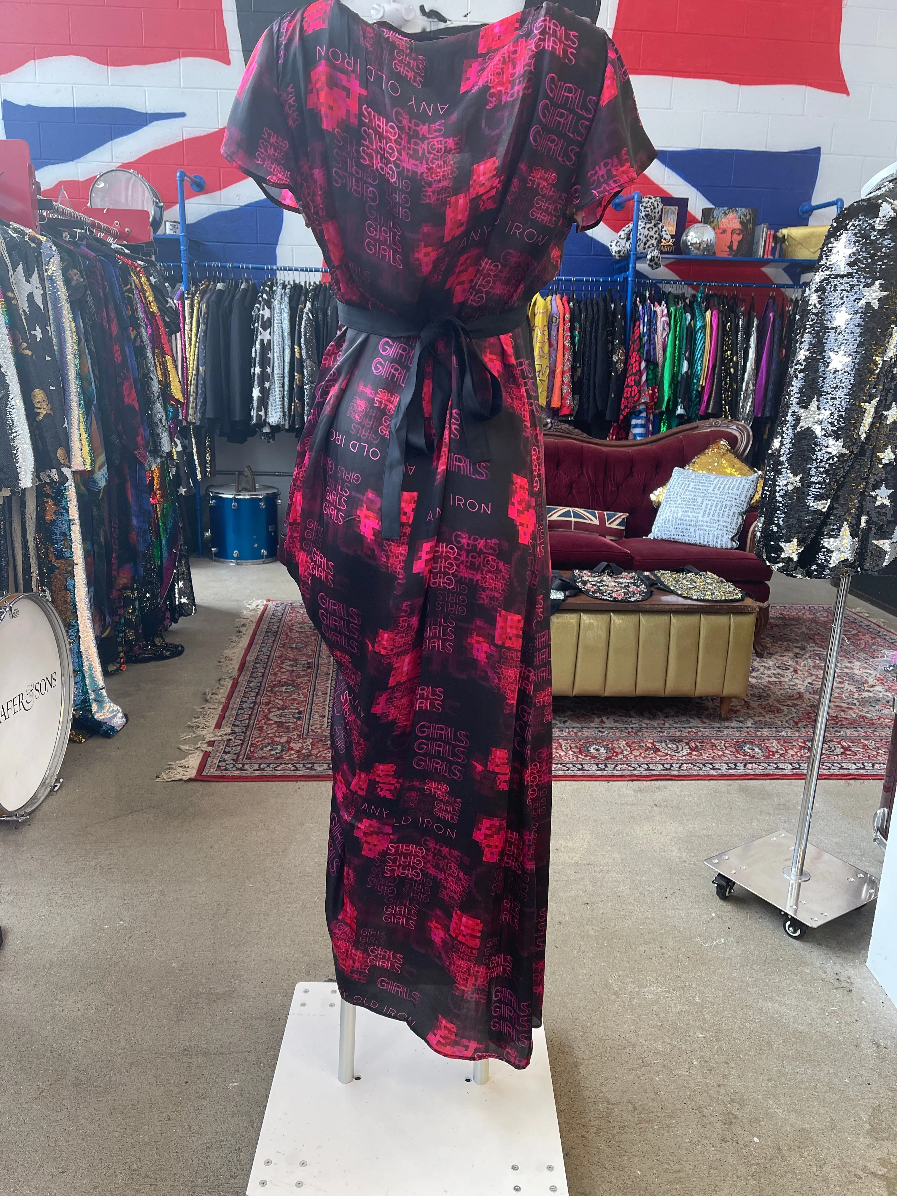 Any Old Iron Pink Goddess Dress
