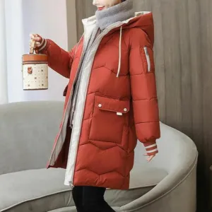 Autri Parka | Wasserfeste lange Puffer-Winterjacke für Damen