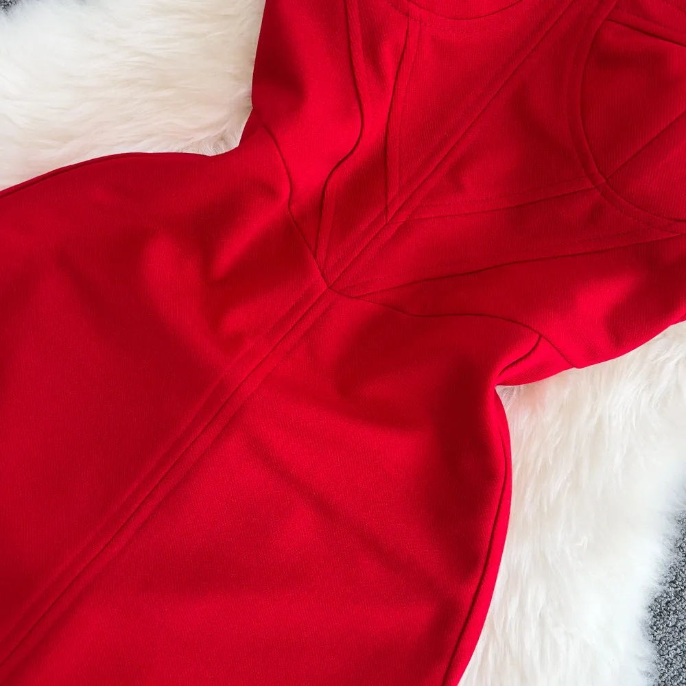 Backless Slimming Hip-wrapping Dress