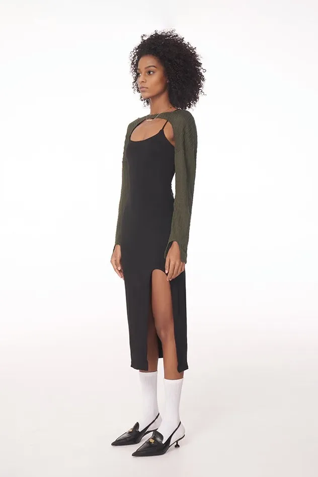 Bra-free Backless Slip Dress