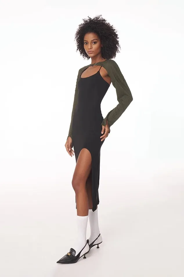 Bra-free Backless Slip Dress