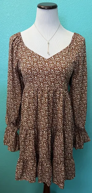 Brown Babydoll Dress