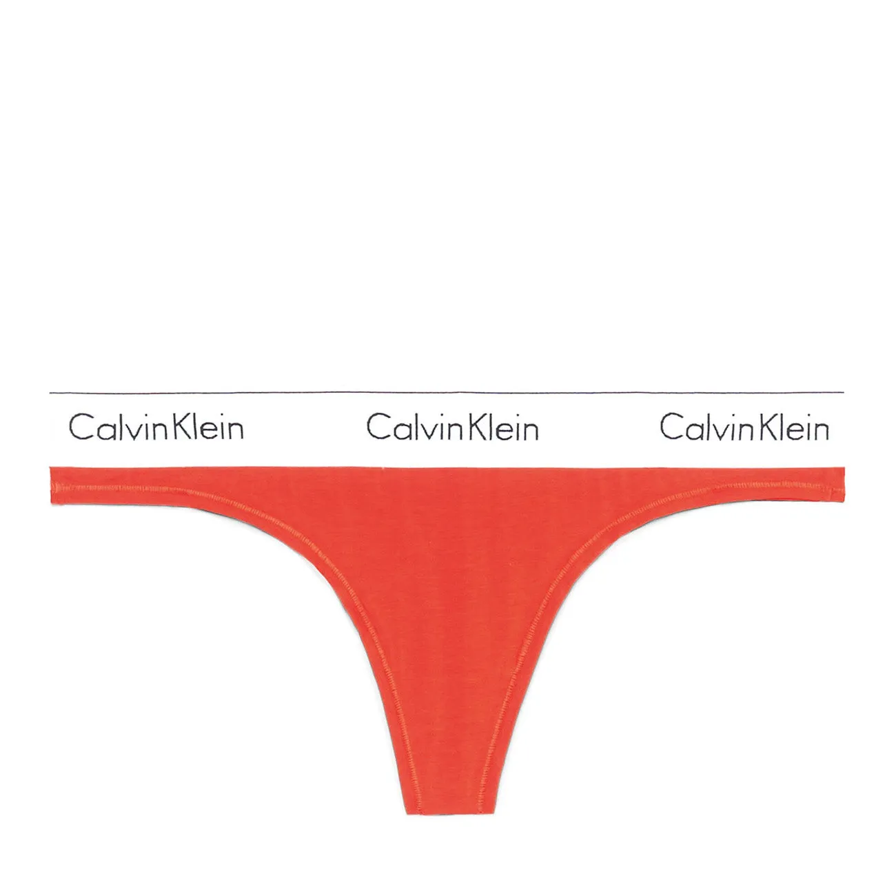 Calvin Klein Thong Modern Cotton String Spicy Orange