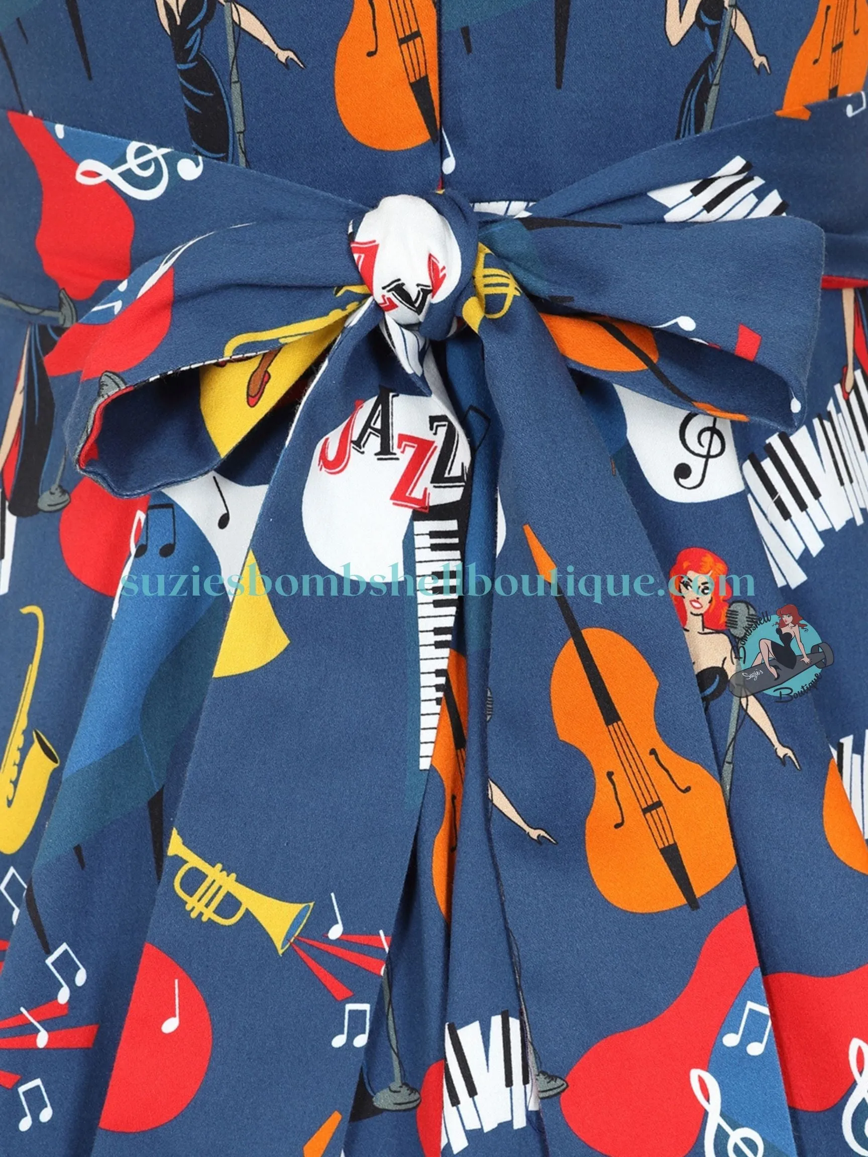 Collectif Frances Jazz Swing Dress