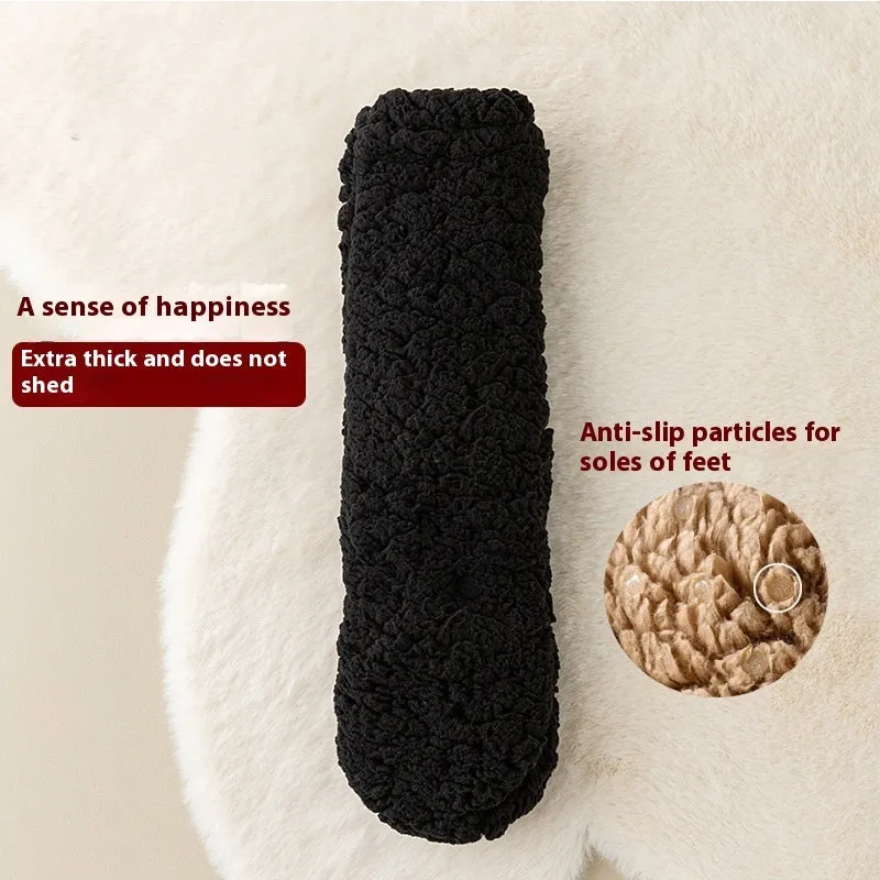 Coral Velvet Winter Floor Socks (Thick & Warm)- Fashionzapp