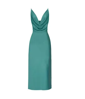 Dianne Slip Dress in Teal