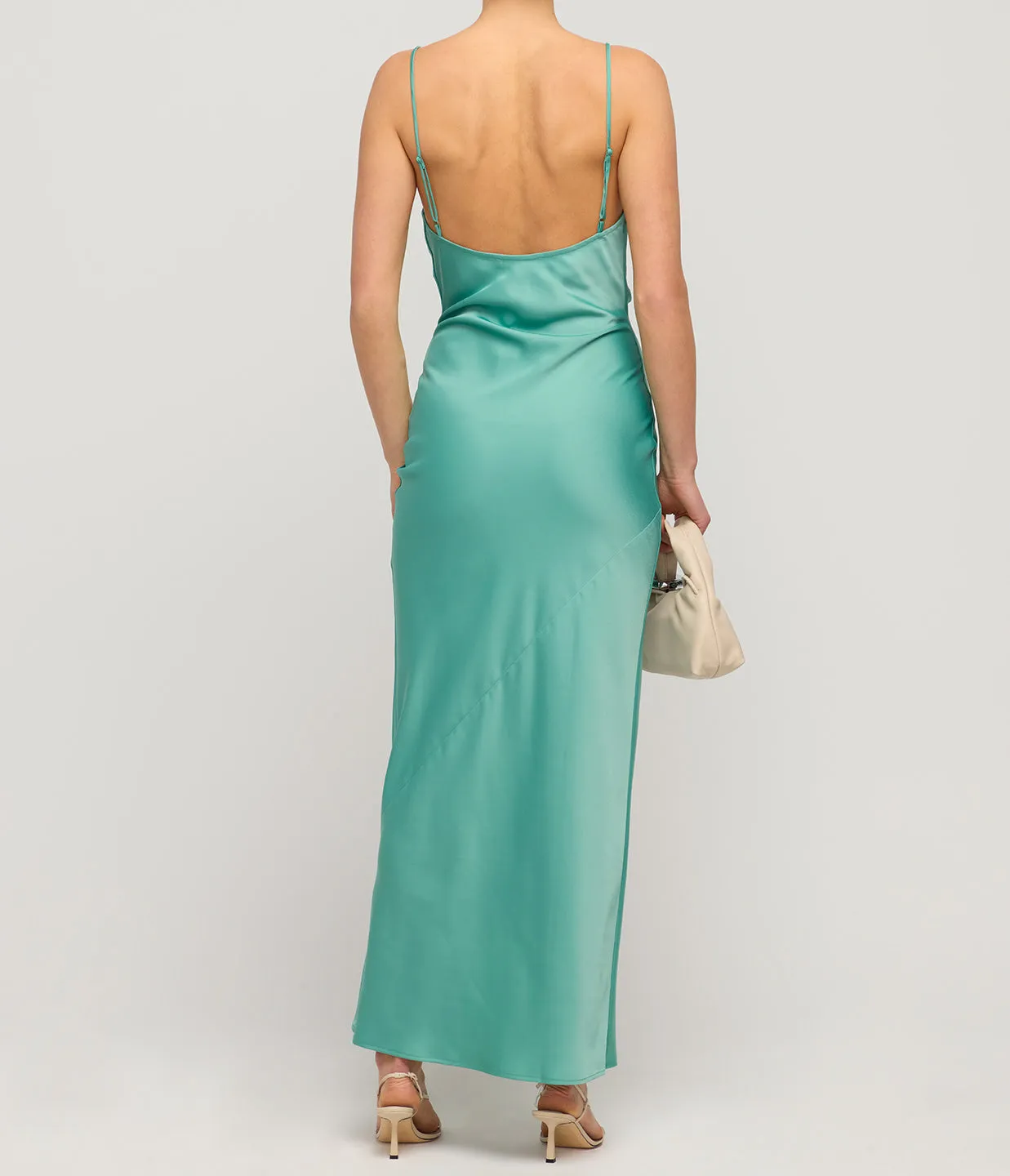 Dianne Slip Dress in Teal