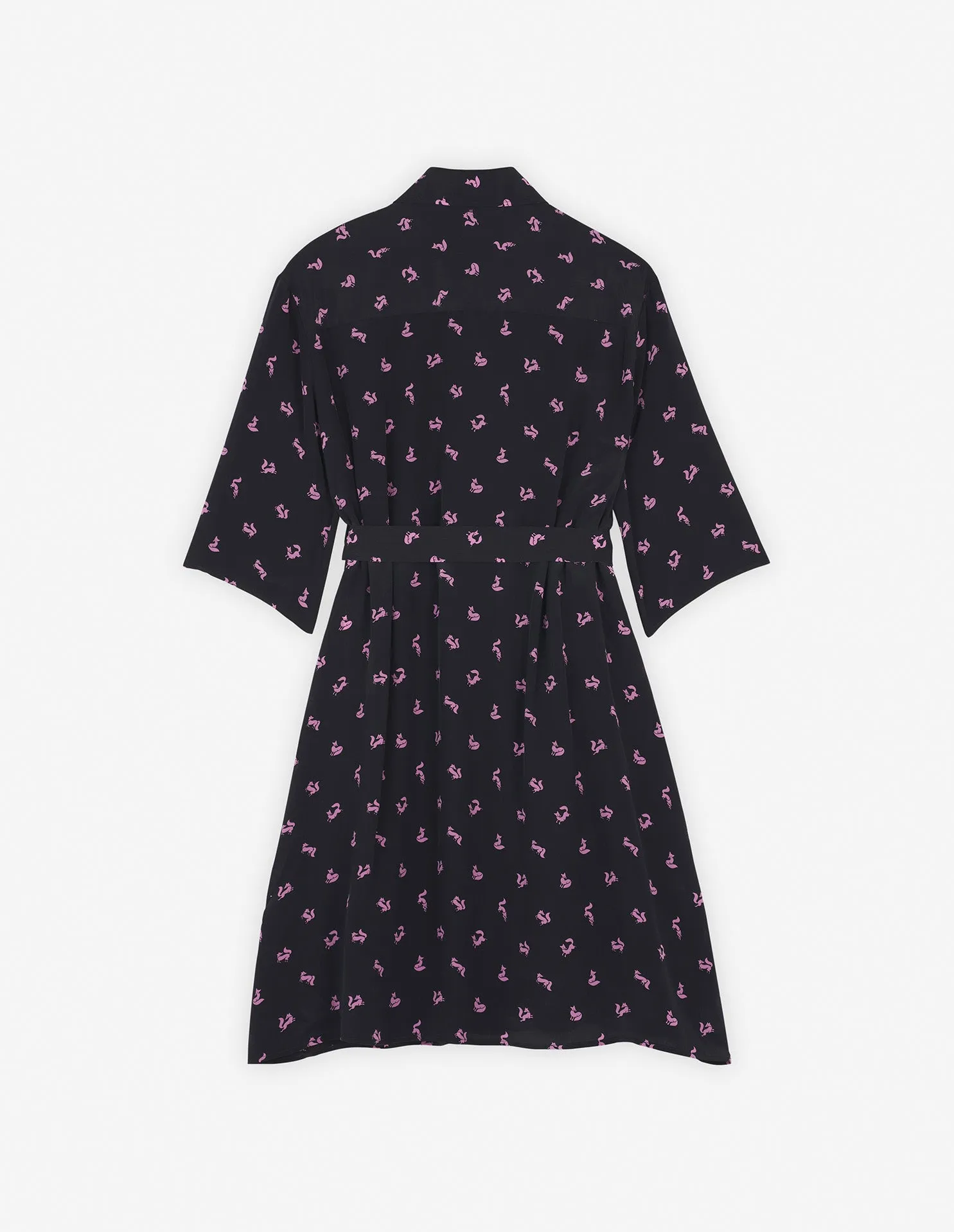 DOUBLE POCKET DRESS BLACK
