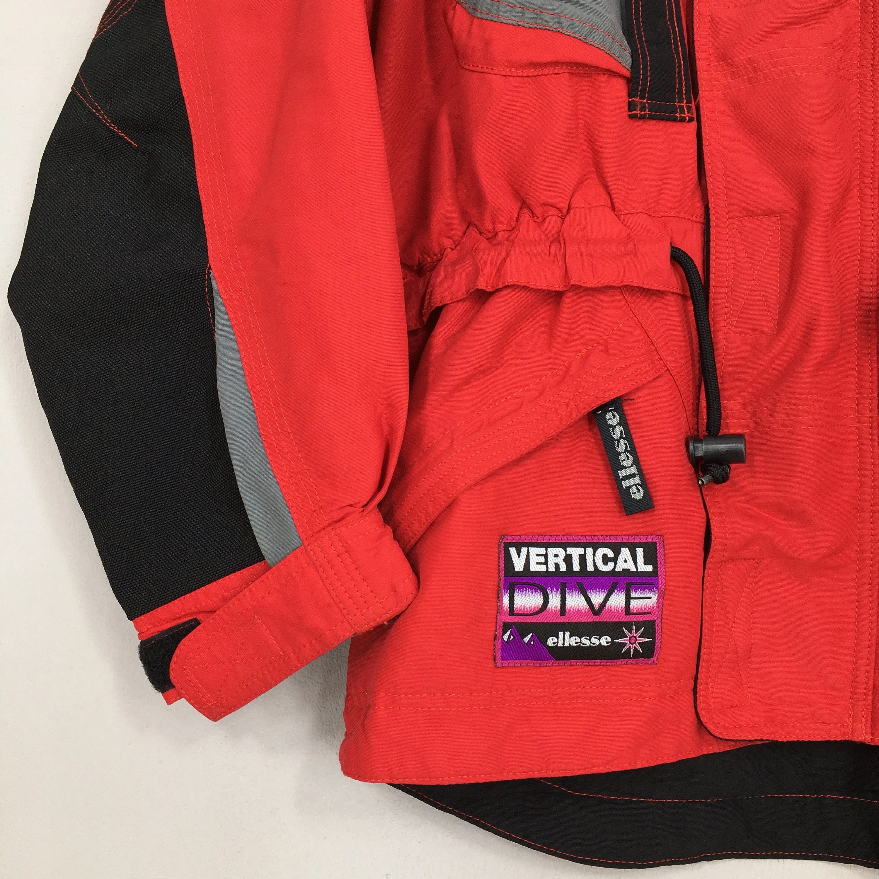 Ellesse Ski Wear Red Hoodie Jacket Medium