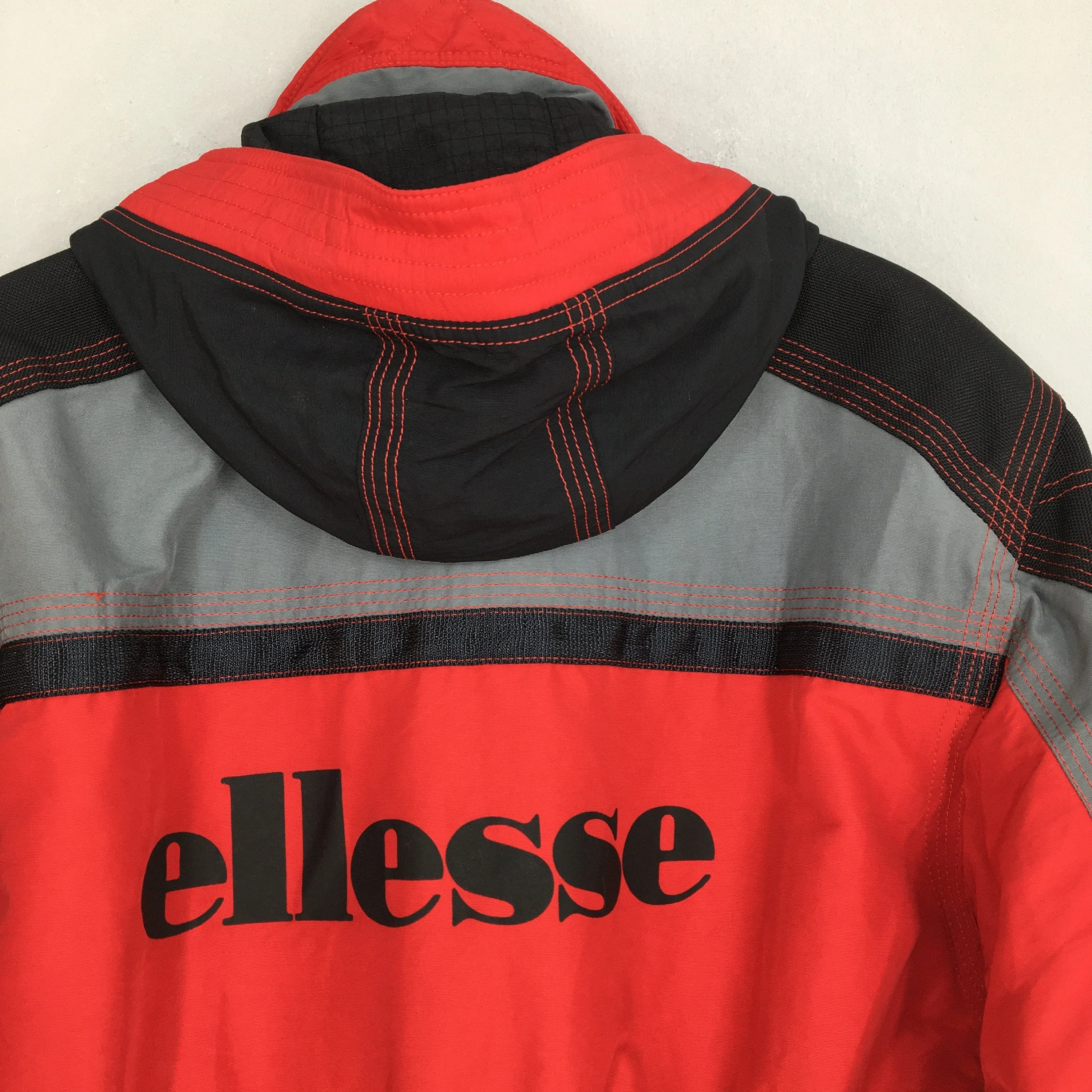 Ellesse Ski Wear Red Hoodie Jacket Medium