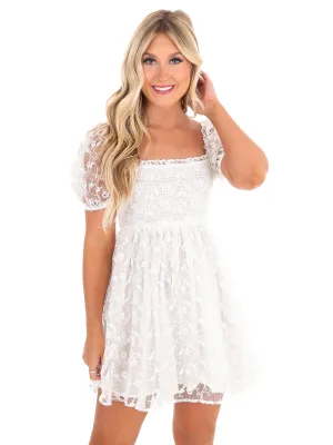 Embrace the Memories Organza Mini Dress