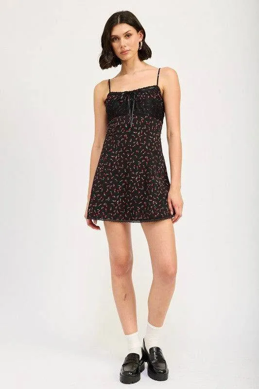Emory Park Lace Trim Slip Dress
