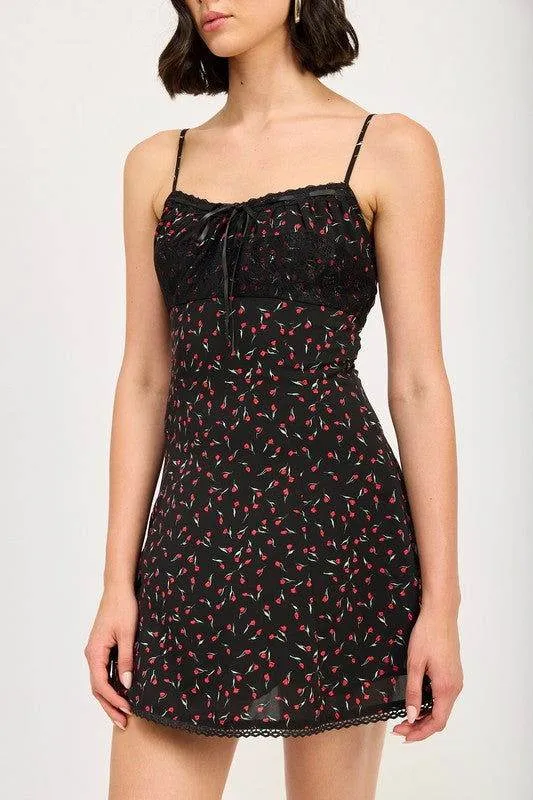 Emory Park Lace Trim Slip Dress