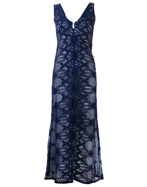 Eve Cotton Crochet Dress And Slip