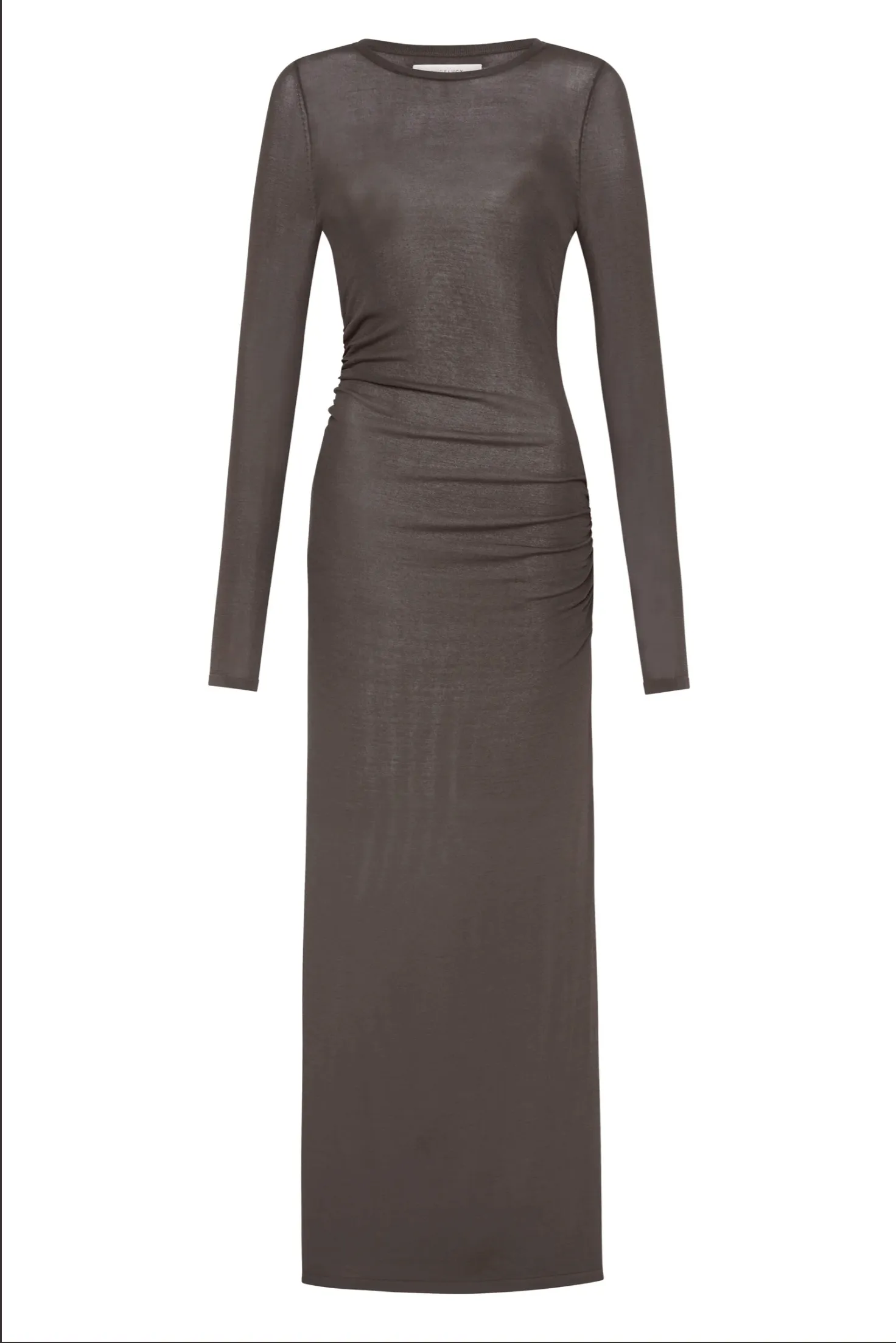 EVELYN KNIT MAXI DRESS - ESPRESSO