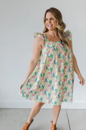 FINAL SALE Summer Lily Babydoll Dress - Curvy