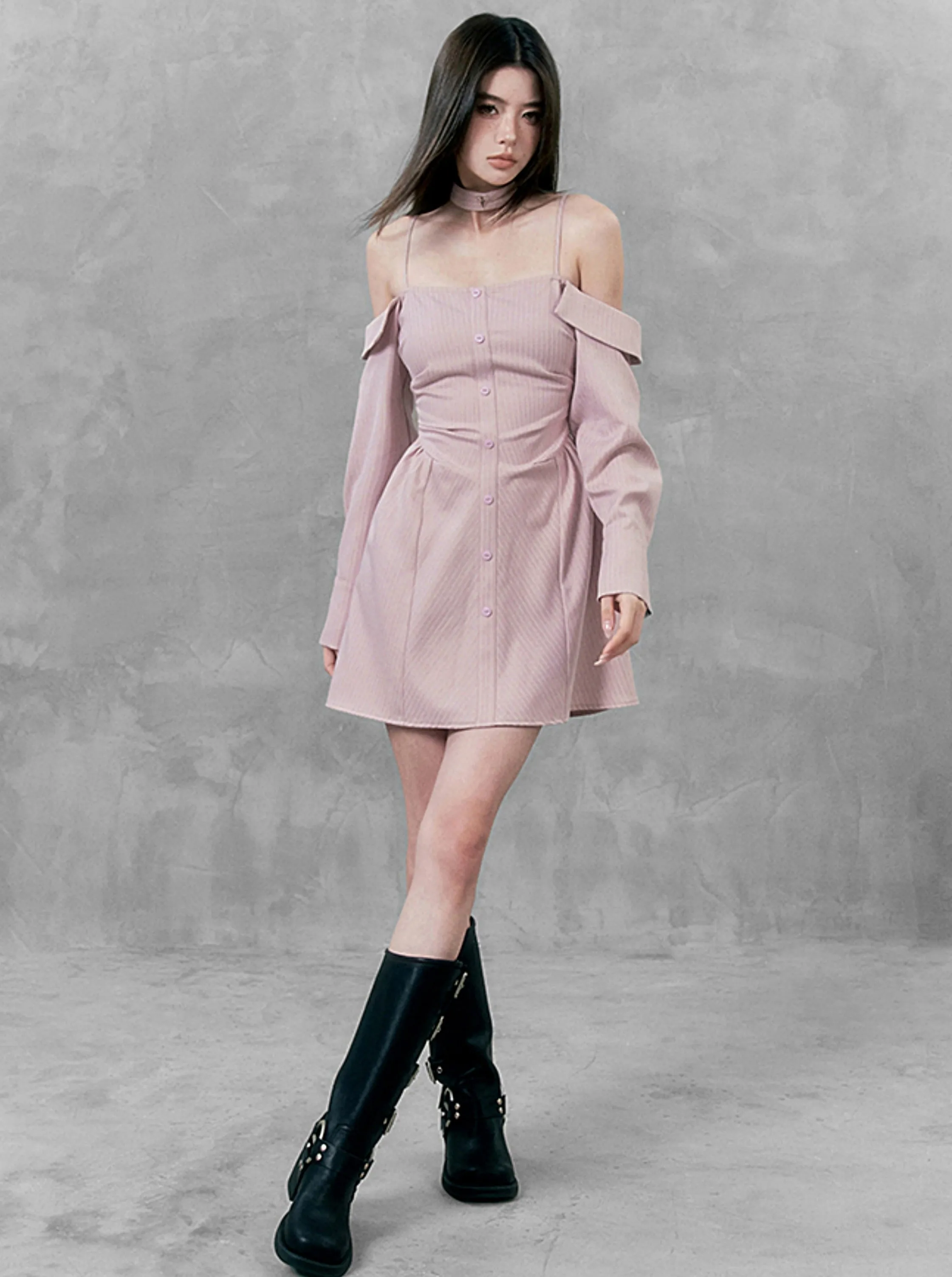 French Niche Desire Slip Dress