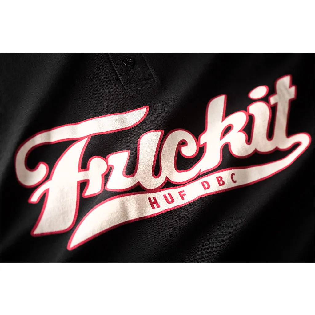 FUCK IT HENLEY // BLACK