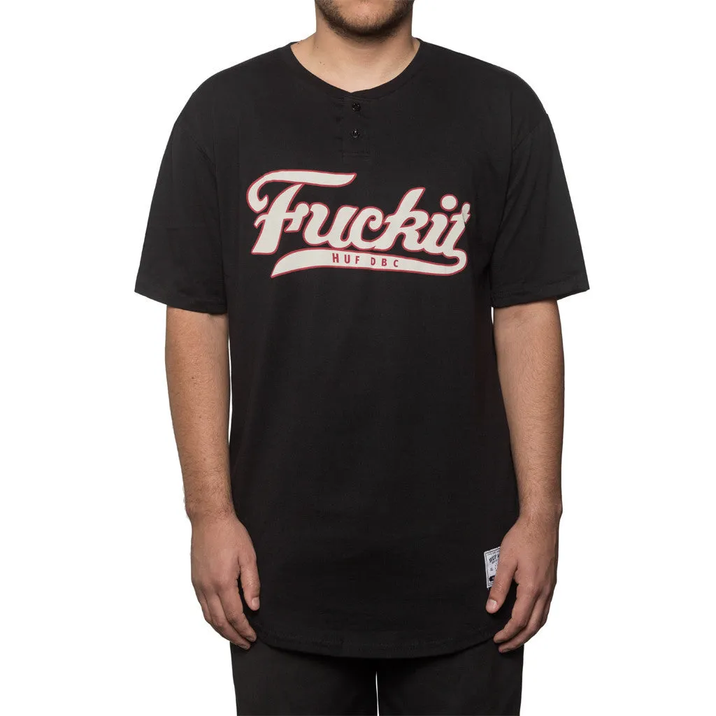 FUCK IT HENLEY // BLACK
