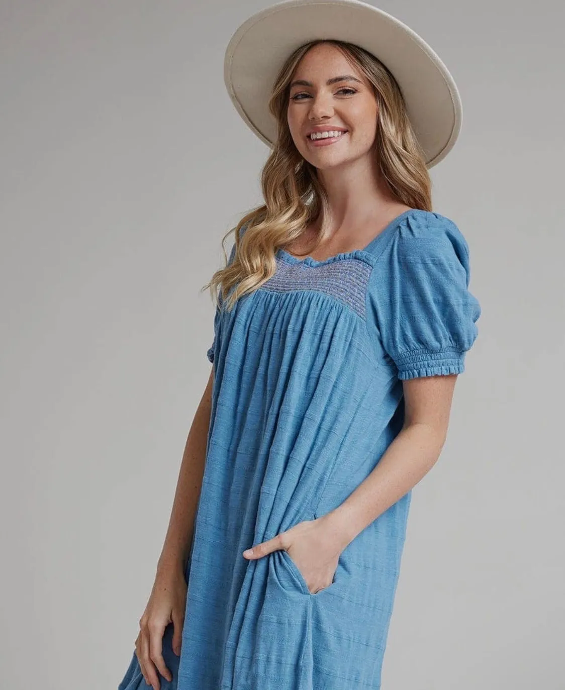 Geni Embroidered Dress | Downeast