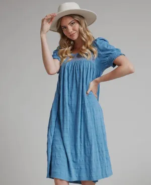 Geni Embroidered Dress | Downeast