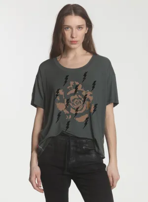 Graphic Delila Scoop - Loden Rose Bolts