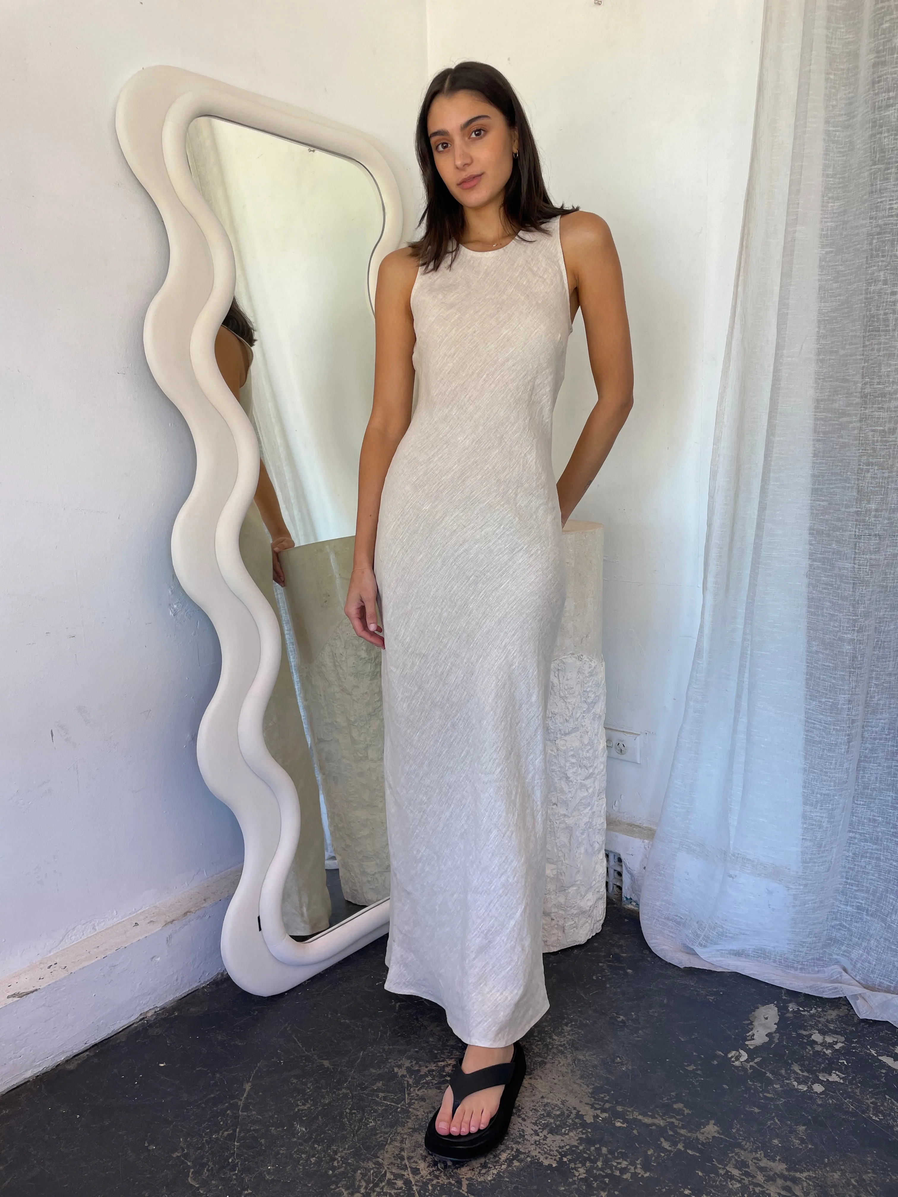 Harmony Linen Maxi Dress