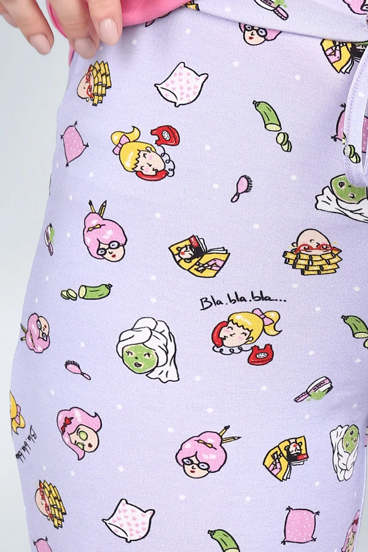 Hearty Pink Shorts Set