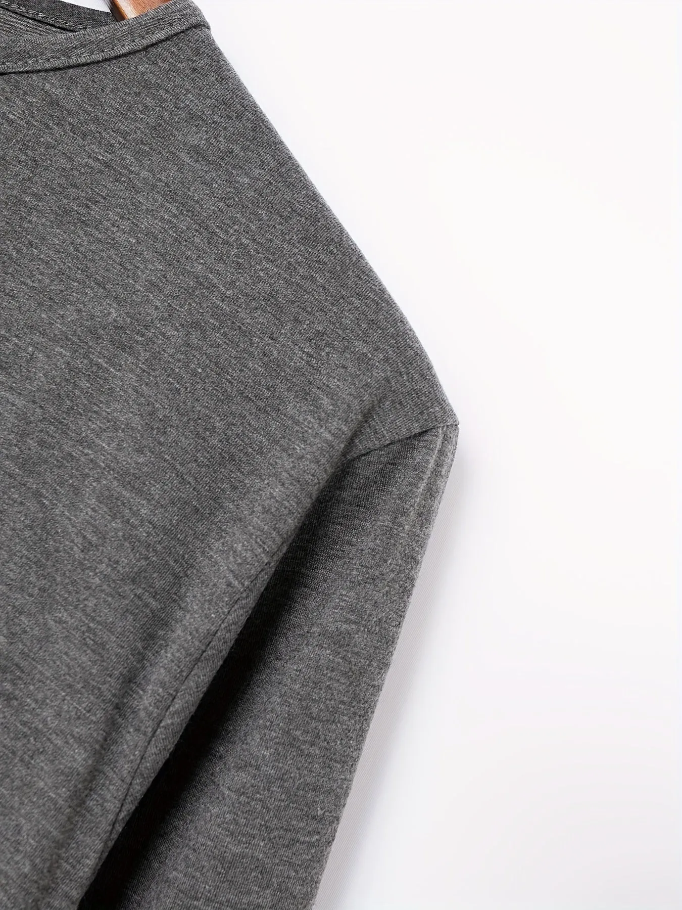 Heeren - Heren Lange Mouw Slim Fit Henley Shirt met Knoopsluiting