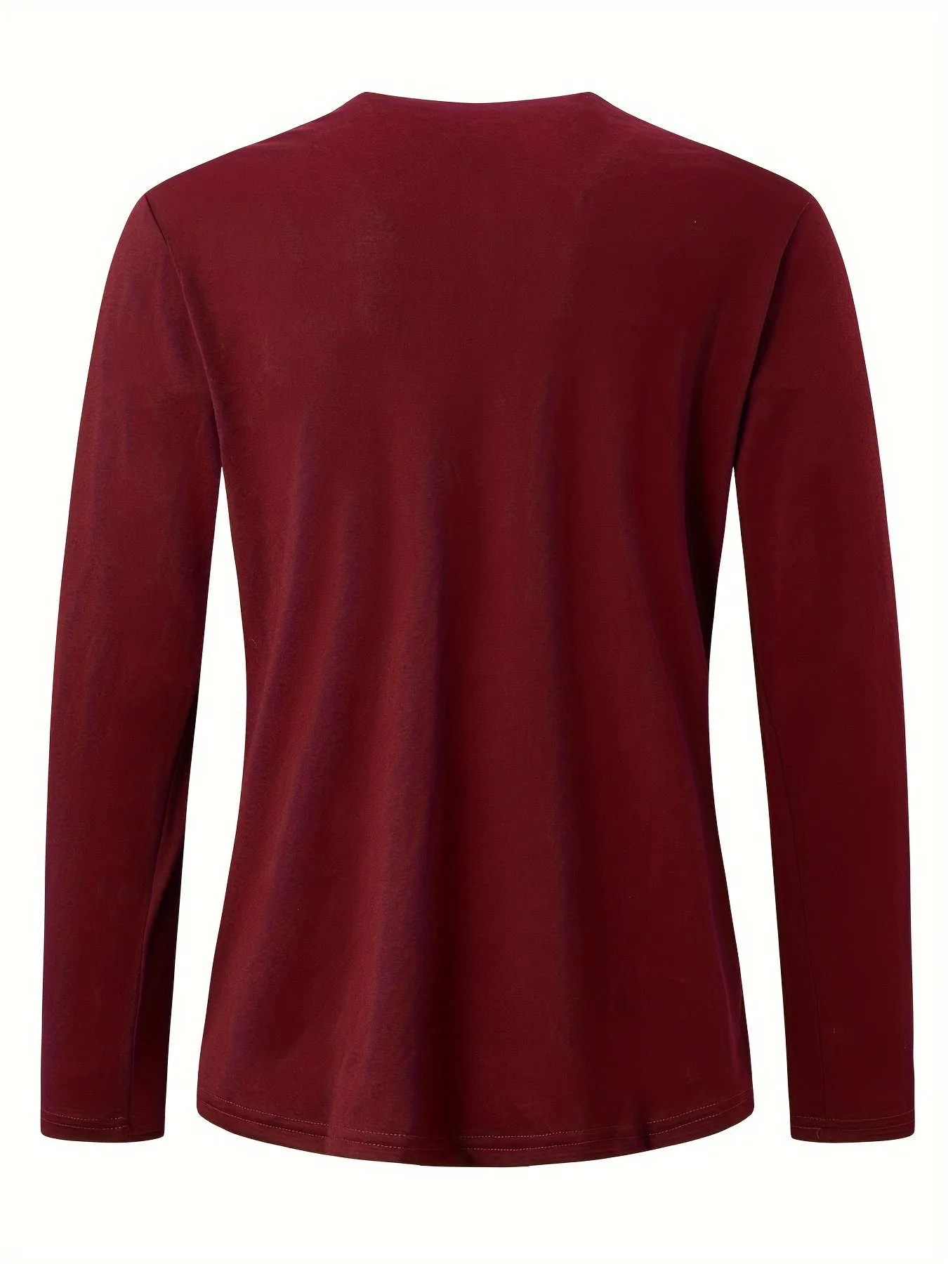 Heeren - Heren Lange Mouw Slim Fit Henley Shirt met Knoopsluiting