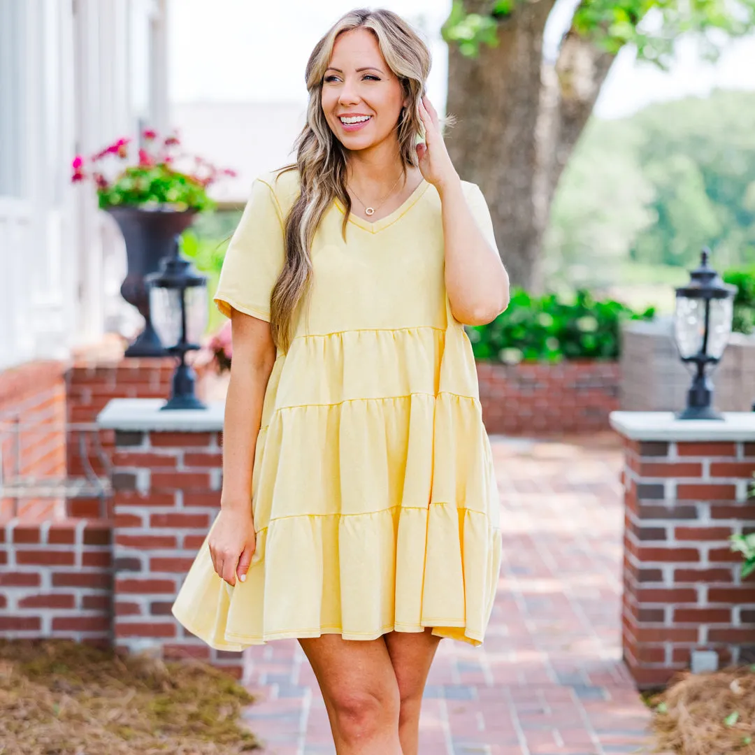 It's Too Complicated Dress, Yellow