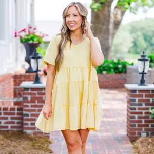 It's Too Complicated Dress, Yellow