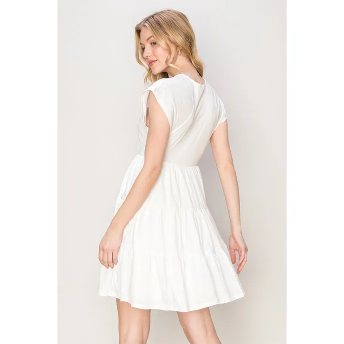 Josie Cotton Jersey Babydoll Dress