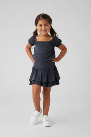 Kids Rib Tier Skirt