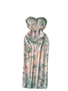 Lace Patchwork Floral Slip Dress