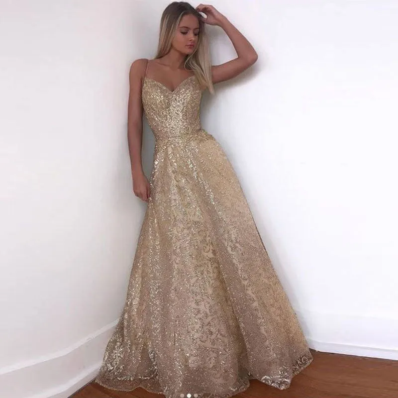 Lady Gaga Dress Sleeveless Gold Sexy Slip Dress