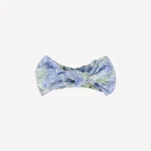 large bow elastic headband | hydrangea | lenzing modal