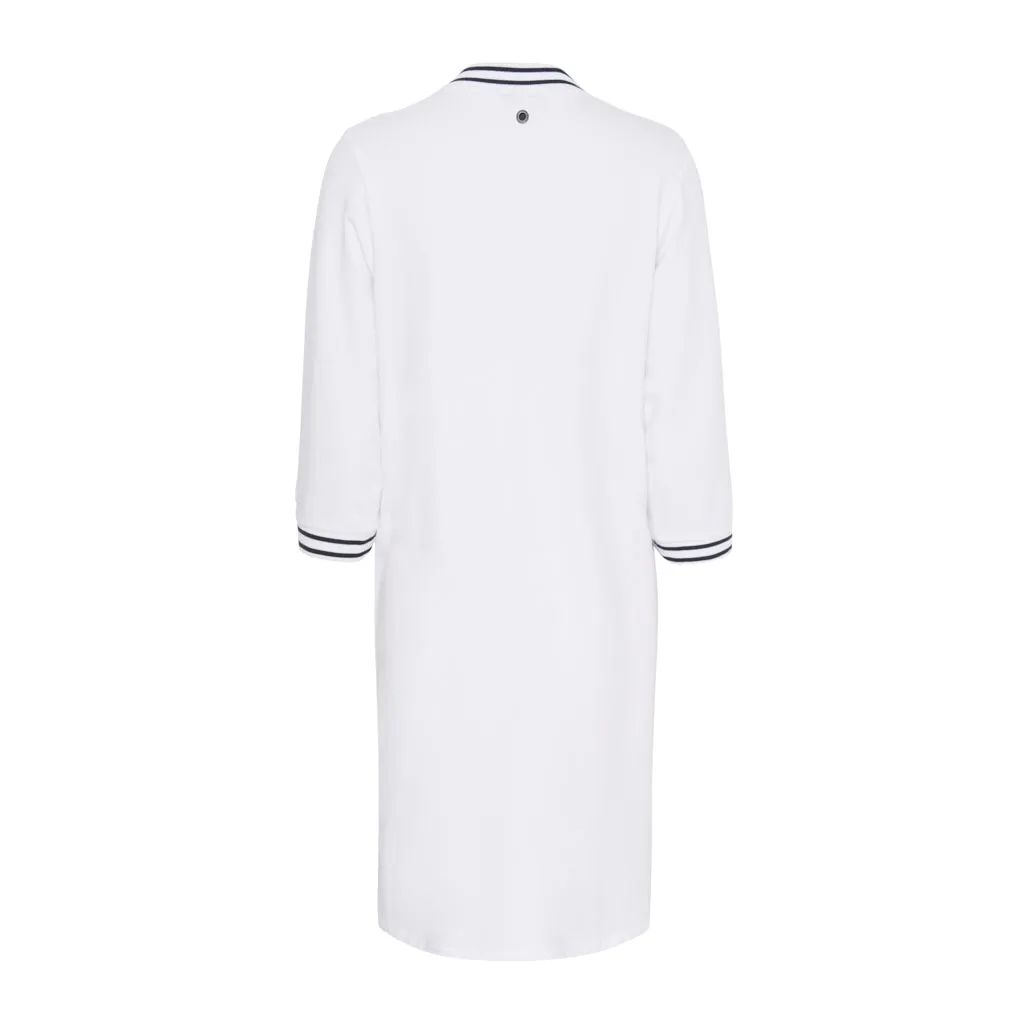 Lilja V-Neck Dress - White