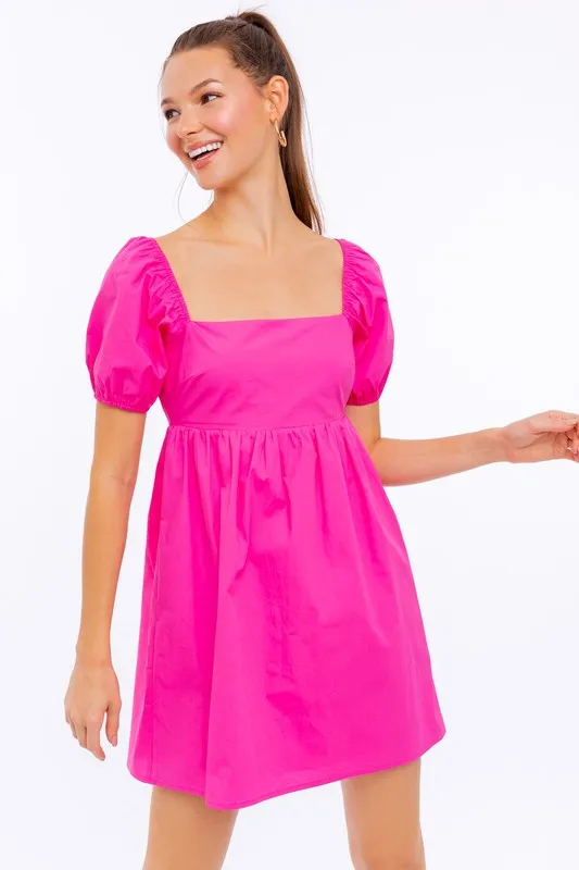 Lillian Puff Sleeve Dress