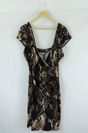 Liz Jordan Animal Print Dress 18