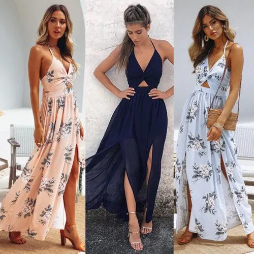 Long Flower Dress