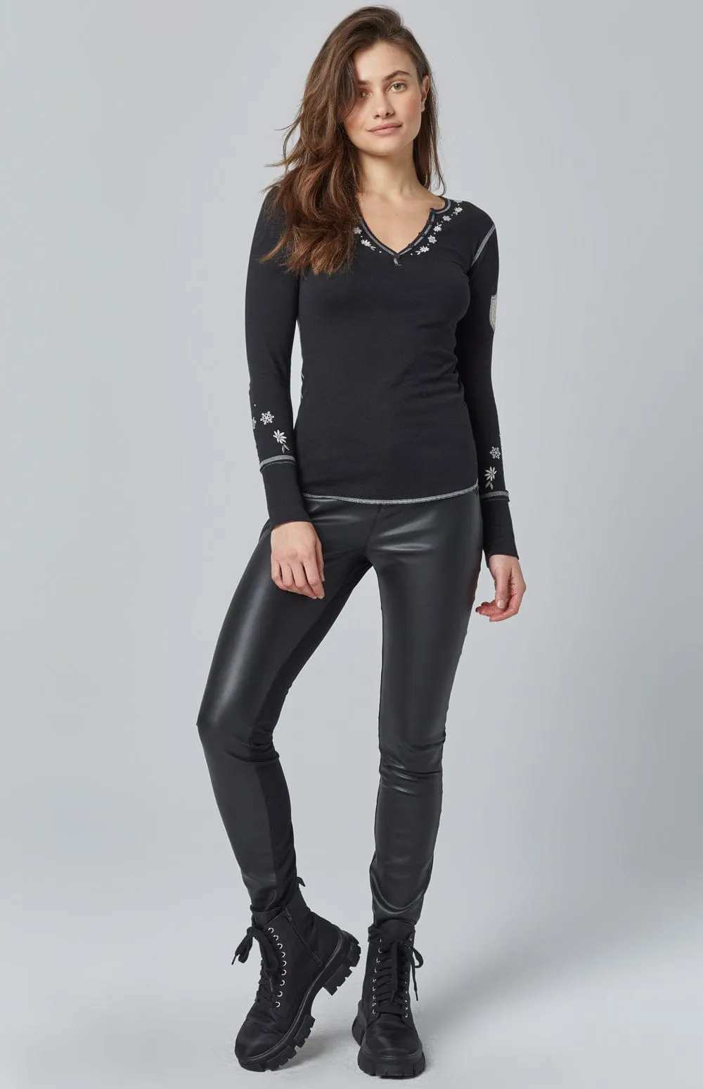 Loren Henley Shirt | Black
