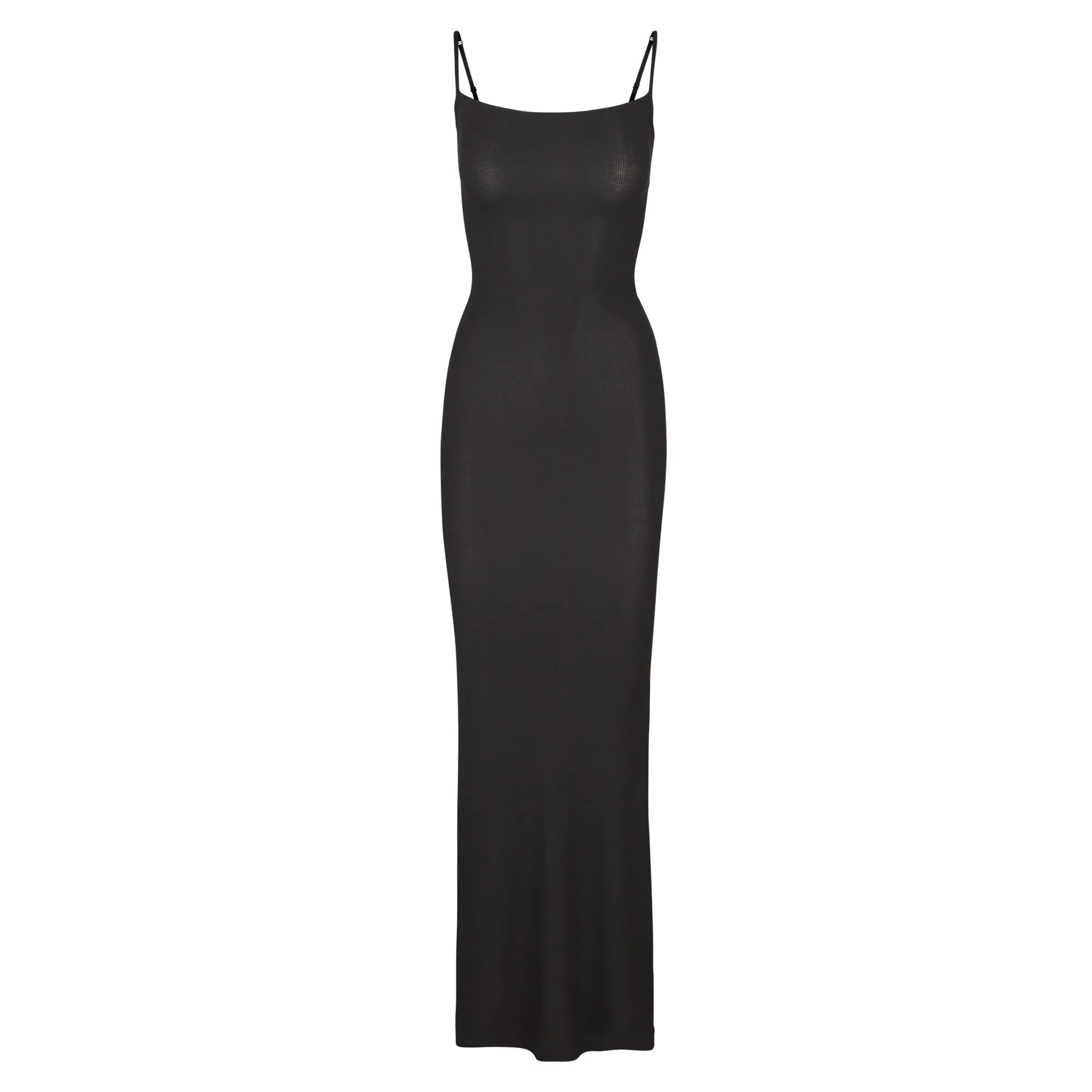 Lounge Slip Dress in Onyx