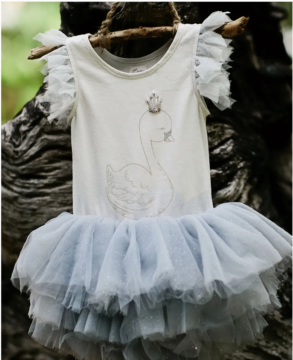 Luna Luna Majesty Onesie in Cloud or Mariblue