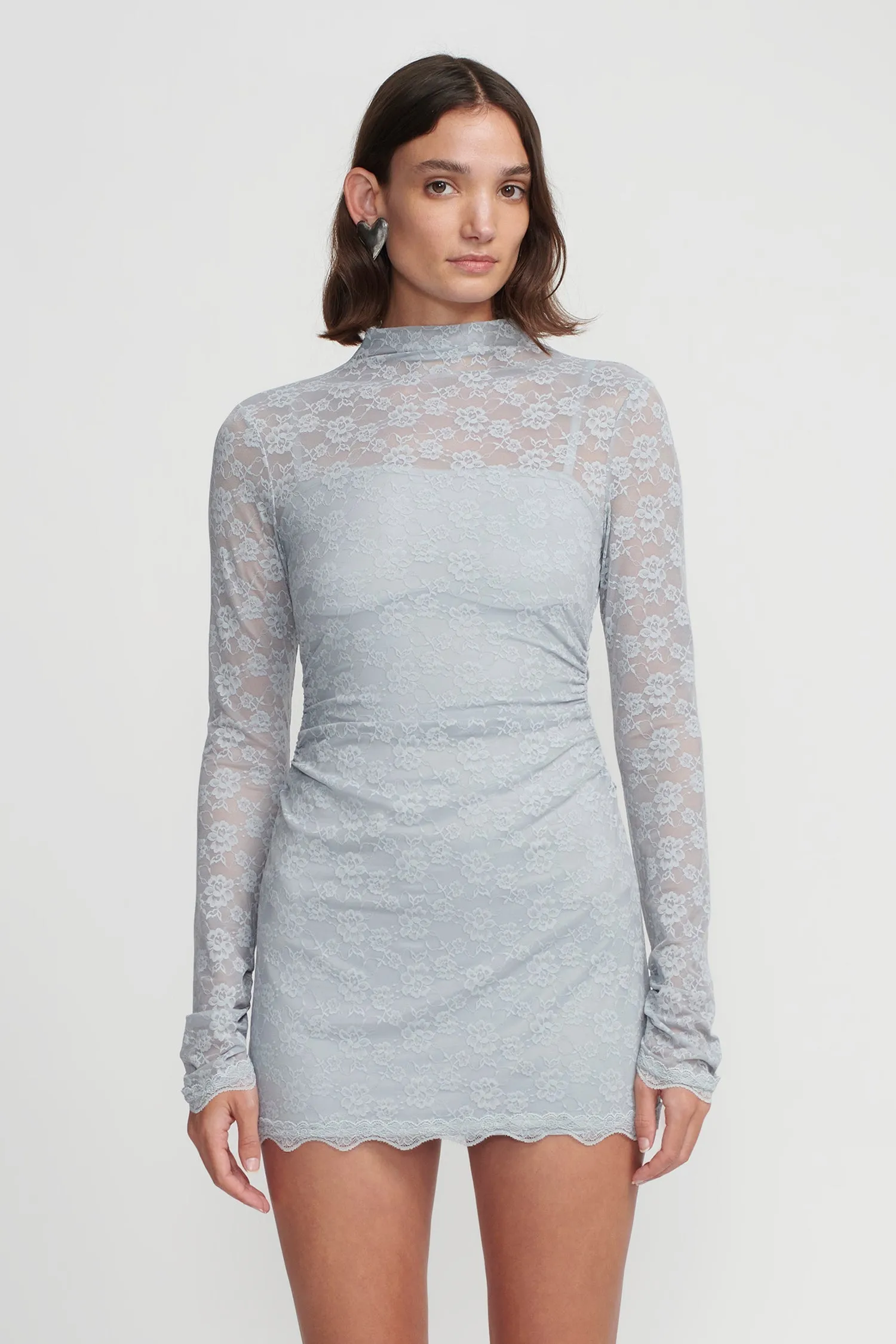 Marco Lace Dress Stone