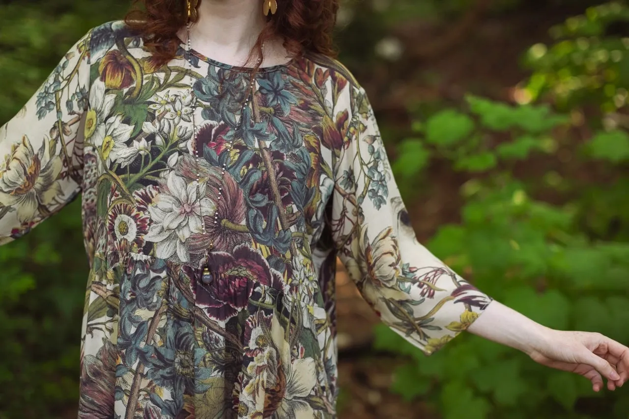 Market Of Stars Love Grows Wild Artist Tunic Dress with Pockets & Bees