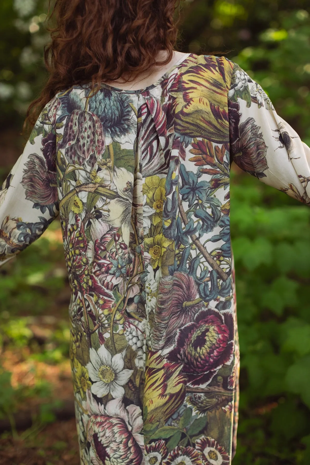 Market Of Stars Love Grows Wild Artist Tunic Dress with Pockets & Bees