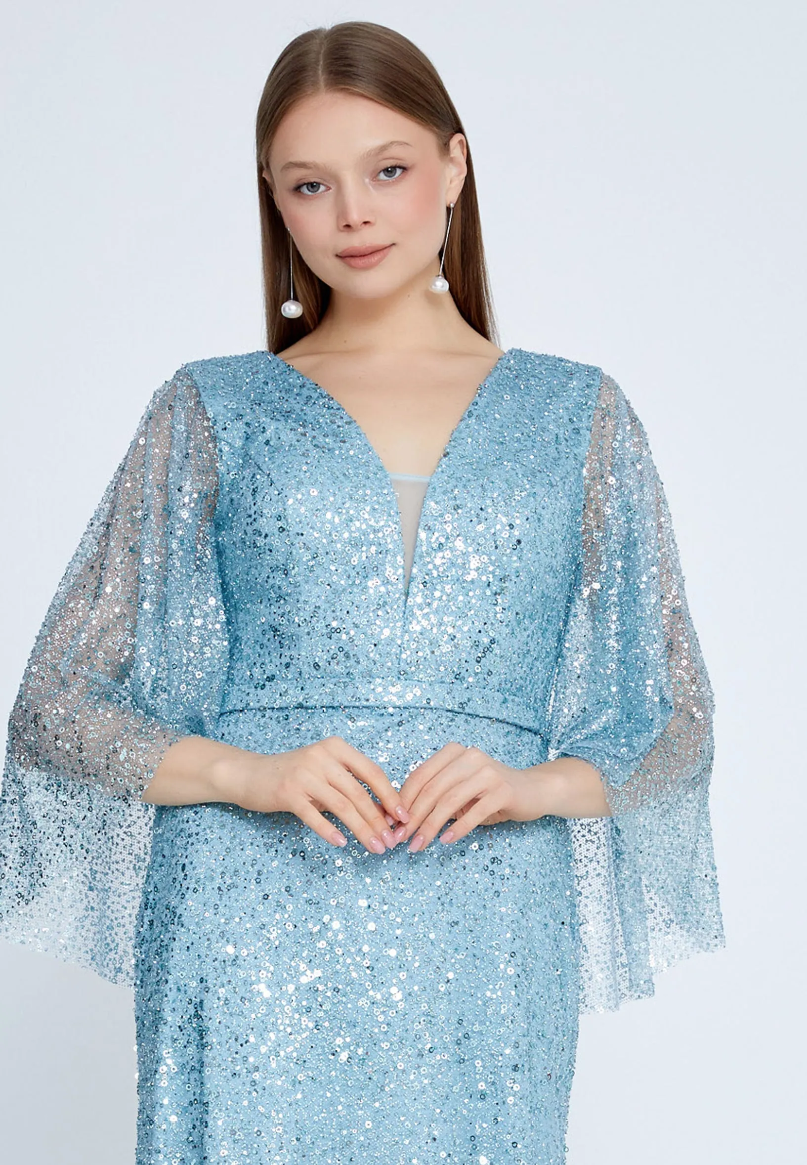 Maxi Dress Sequin Plus Size