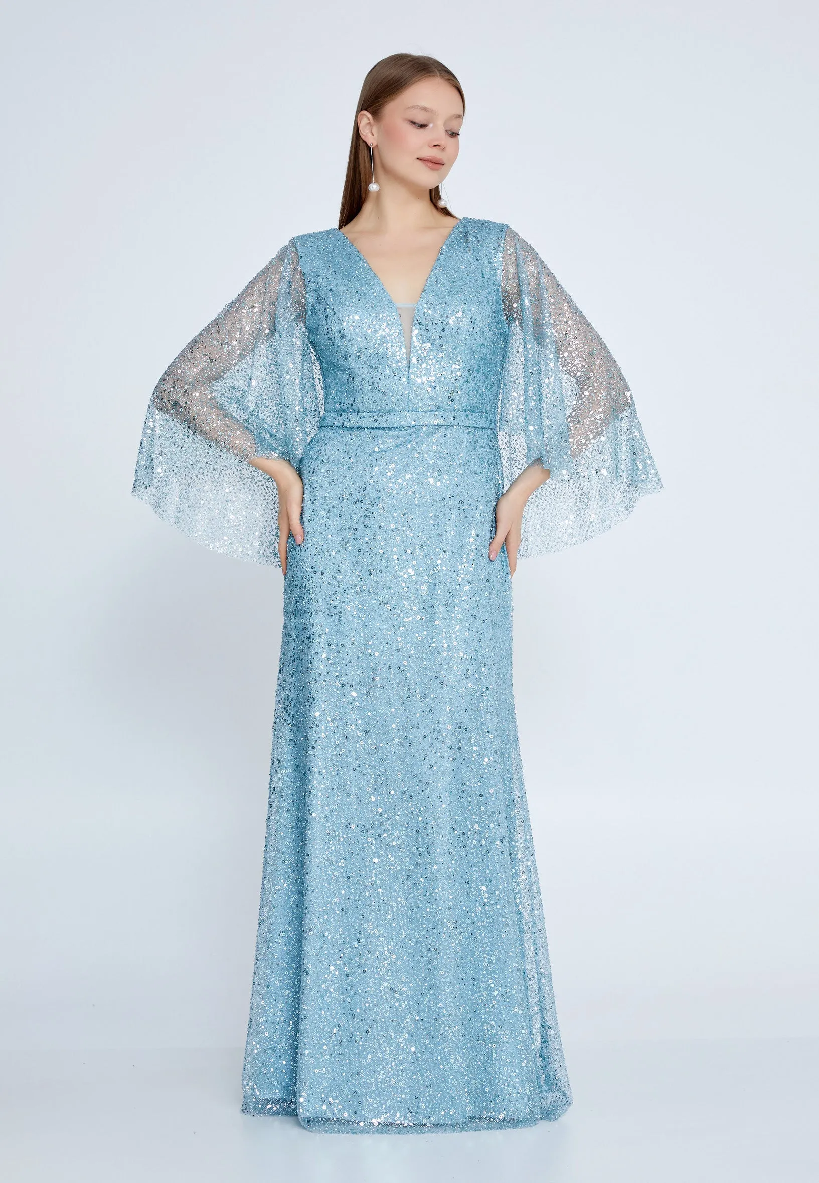Maxi Dress Sequin Plus Size